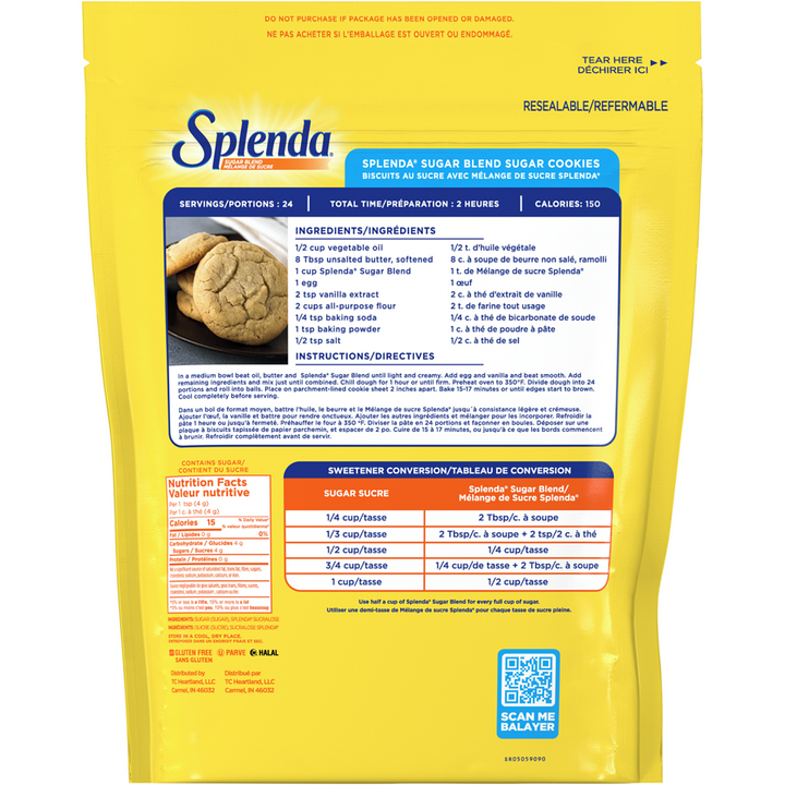 Splenda - Granulated Sugar Blend for Baking - 908 g - Canadian Distribution