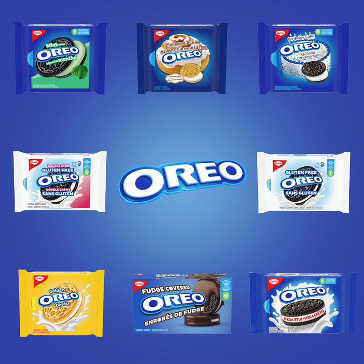 Christie - OREO Gluten Free, Double Stuf Chocolate Sandwich Cookies - 353 g - Canadian Distribution