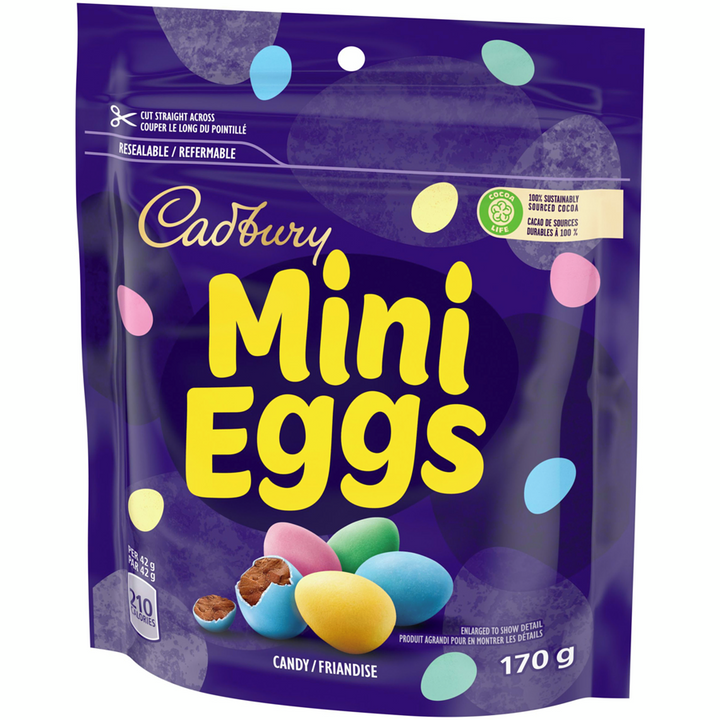 Cadbury - Mini Eggs, Chocolatey Candy Eggs - 170 g - Canadian Distribution