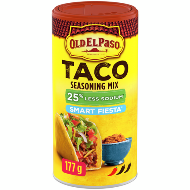 Old El Paso - Taco Seasoning, Smart Fiesta Flavoured - 177 g - Canadian Distribution