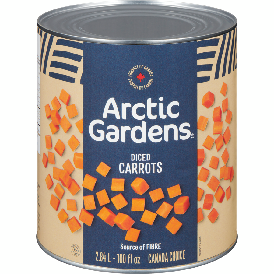 Arctic Gardens - Diced Carrots - 2.84 L - Canadian Distribution