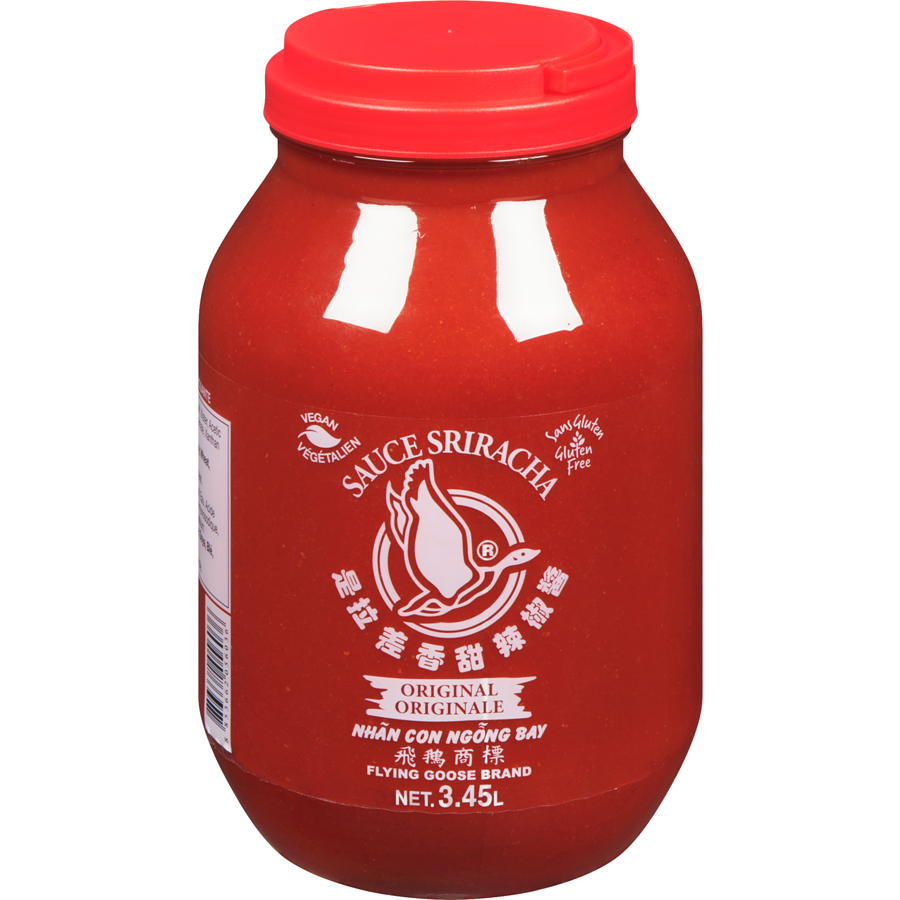 Flying Goose - Sriracha Hot Chilli Sauce Original - 3.45 L - Canadian Distribution