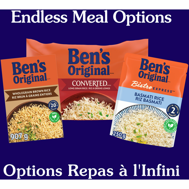 Bens Original - CONVERTED Long Grain Parboiled Rice - 2.2 kg - Canadian Distribution