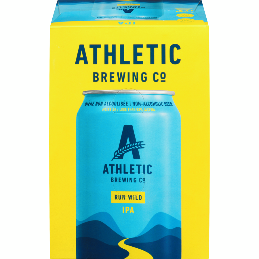 Athletic Brewing Company - Run Wild IPA - Case - 6 x 355 ml - Canadian Distribution