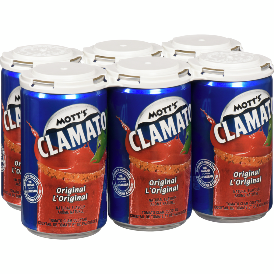 Mott's - Clamato Tomato Clam Cocktail Original - 213 mL - Canadian Distribution