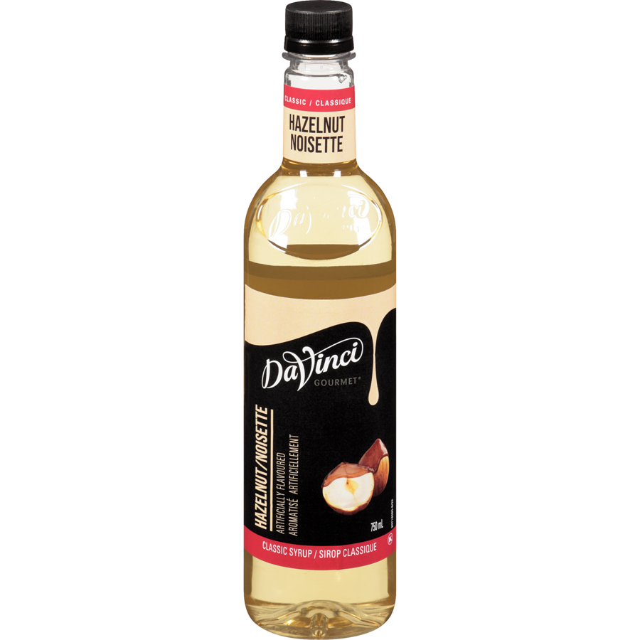 Davinci - Classic Syrup Classic Hazelnut - 750 mL - Canadian Distribution