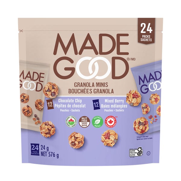 Granola Minis - 96 x 24 g - Made Good - Canadian Distribution