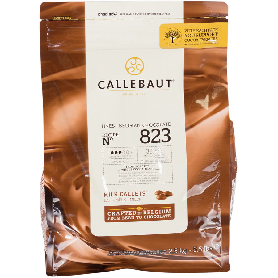 Barry Callebaut - Milk Chocolate - 2.5 kg - Canadian Distribution