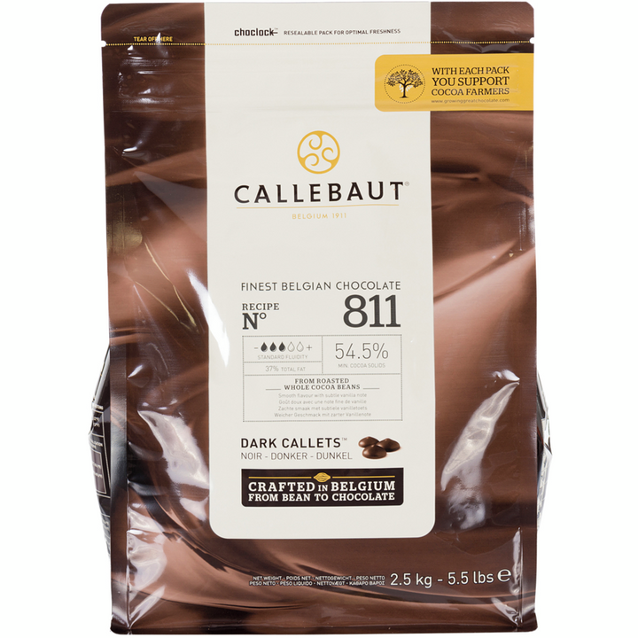 Barry Callebaut - Dark Chocolate - 2.5 kg - Canadian Distribution