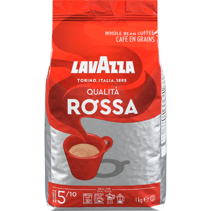 Lavazza - Rossa Roasted Coffee Beans - 1 kg - Canadian Distribution