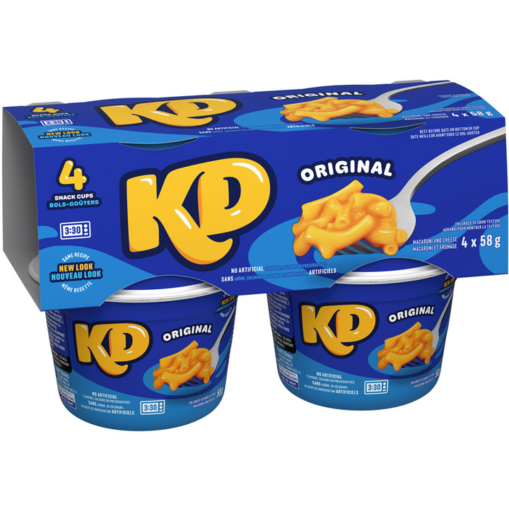 Kraft - Original Macaroni & Cheese Snack Cups - 232 g - Canadian Distribution