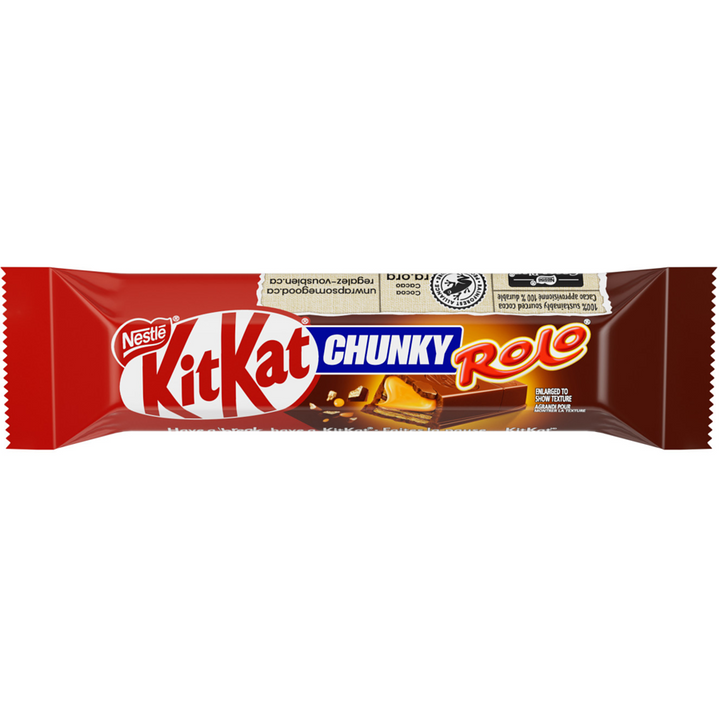 Nestlé - KITKAT Chunky Rolo, Wafer Bar - 42 g - Canadian Distribution