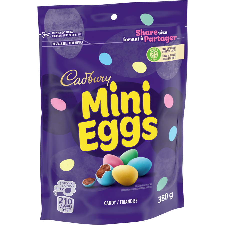 Cadbury - Chocolatey Candy Eggs - 380 g - Canadian Distribution