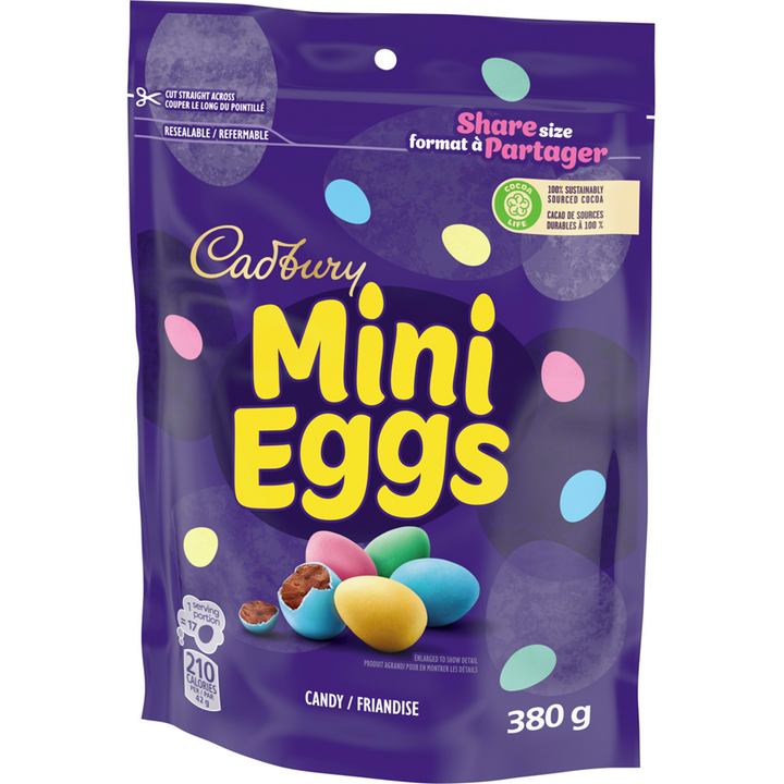 Cadbury - Chocolatey Candy Eggs - 380 g - Canadian Distribution