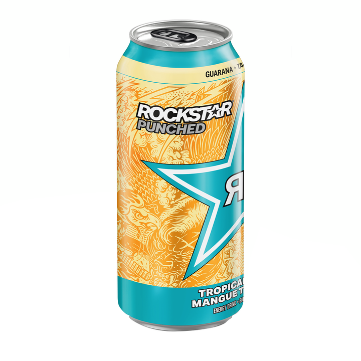 Rockstar - Punched Tropical Mango - Case - 12 x 473 ml - Canadian Distribution