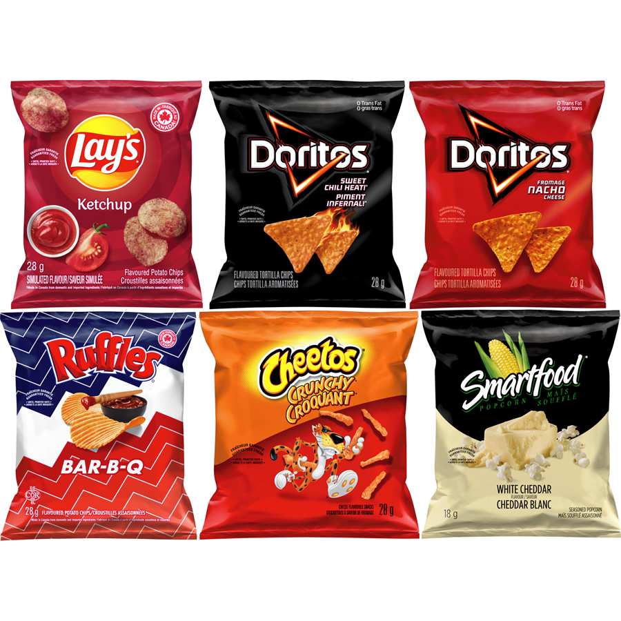 Frito-Lay - Variety Pack Flavour Mix - 1116 g - Canadian Distribution