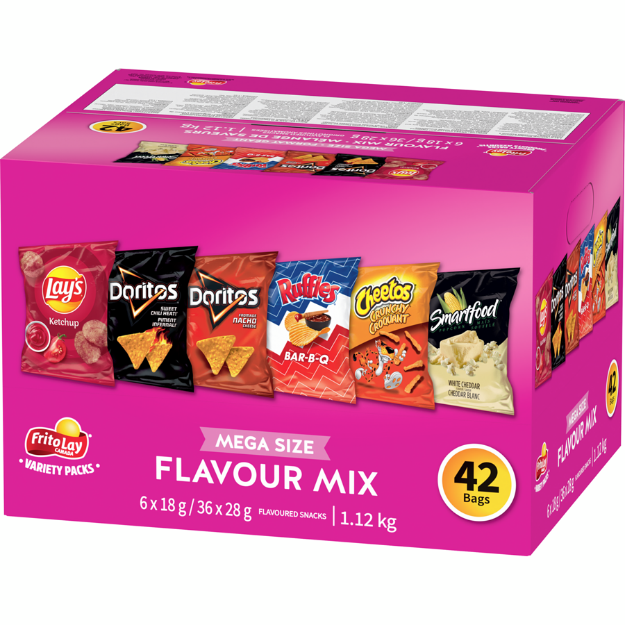 Frito-Lay - Variety Pack Flavour Mix - 1116 g - Canadian Distribution