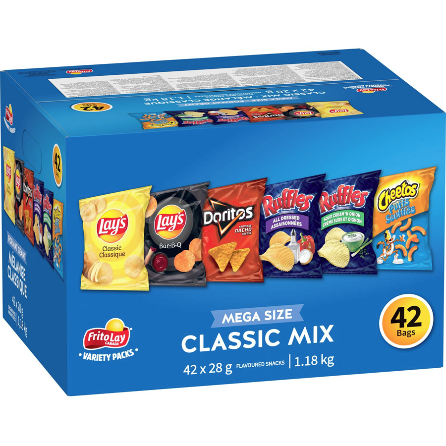 Frito-Lay - Variety Pack Classic Mix - 1176 g - Canadian Distribution