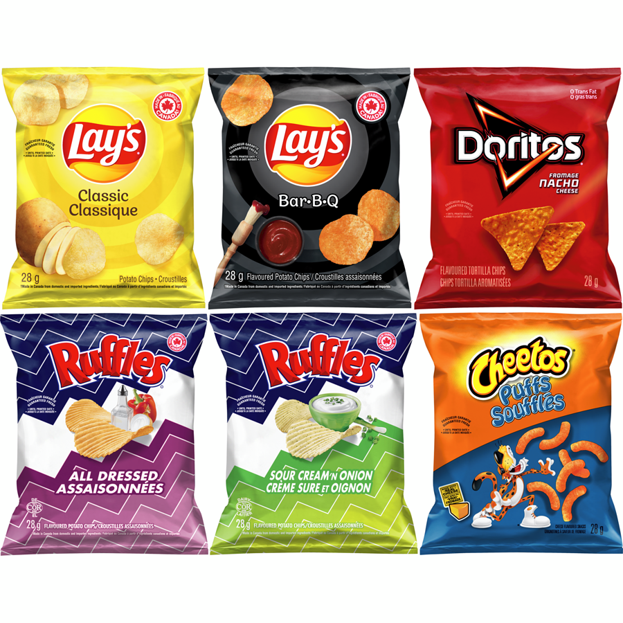 Frito-Lay - Variety Pack Classic Mix - 1176 g - Canadian Distribution