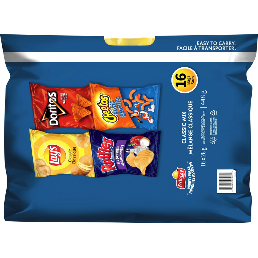 Frito-Lay - Classic Mix Variety Packs - 448 g - Canadian Distribution