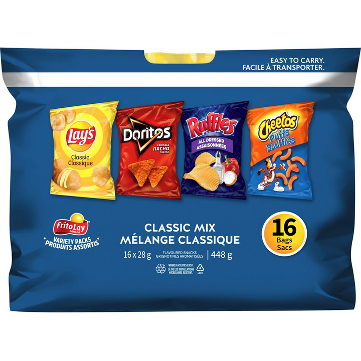 Frito-Lay - Classic Mix Variety Packs - 448 g - Canadian Distribution