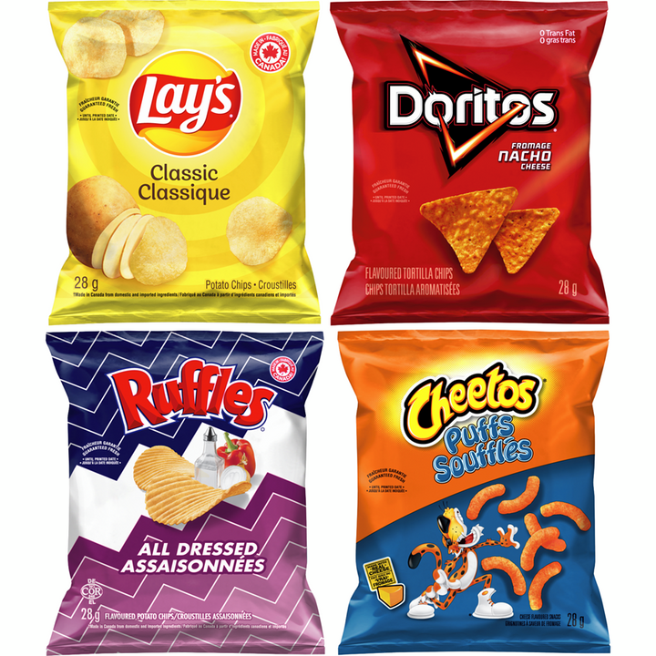 Frito-Lay - Classic Mix Variety Packs - 448 g - Canadian Distribution