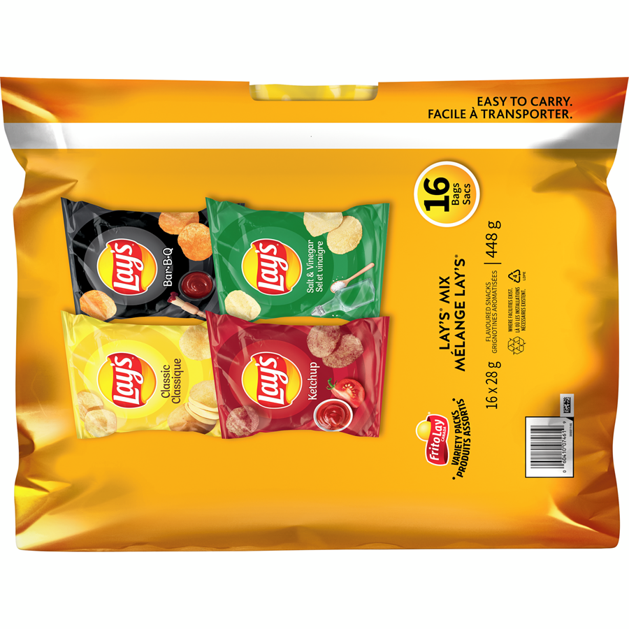 Frito-Lay - Multipack Lay's Mix - 448 g - Canadian Distribution