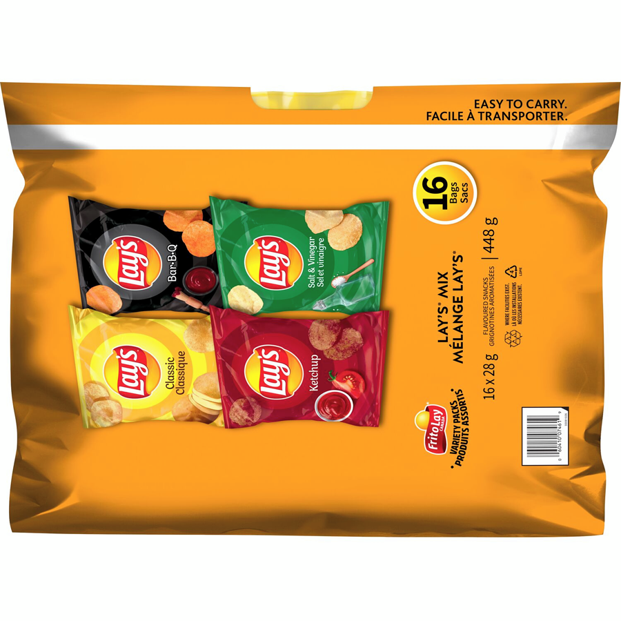 Frito-Lay - Multipack Lay's Mix - 448 g - Canadian Distribution