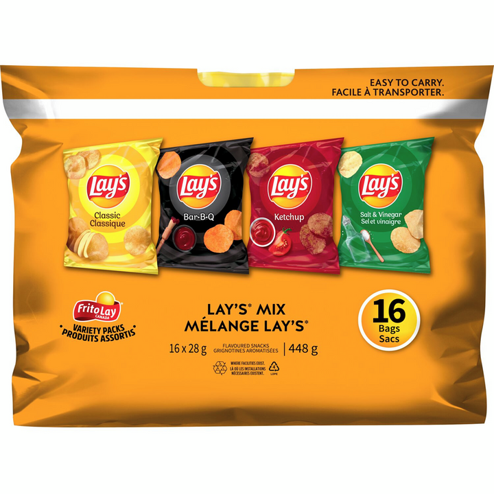 Frito-Lay - Multipack Lay's Mix - 448 g - Canadian Distribution