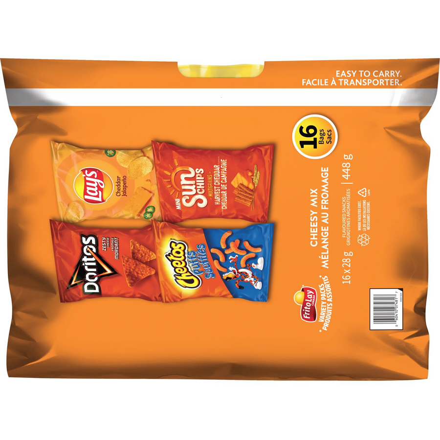 Frito-Lay - Cheesy Mix Variety Packs - 448 g - Canadian Distribution