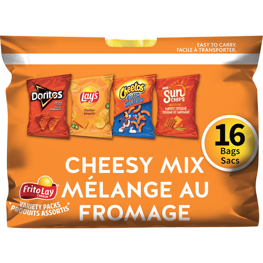 Frito-Lay - Cheesy Mix Variety Packs - 448 g - Canadian Distribution