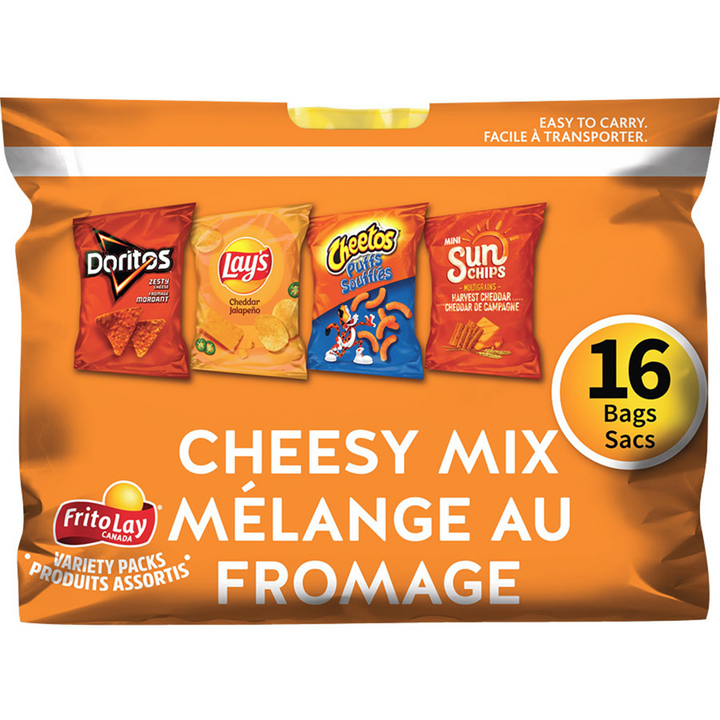 Frito-Lay - Cheesy Mix Variety Packs - 448 g - Canadian Distribution