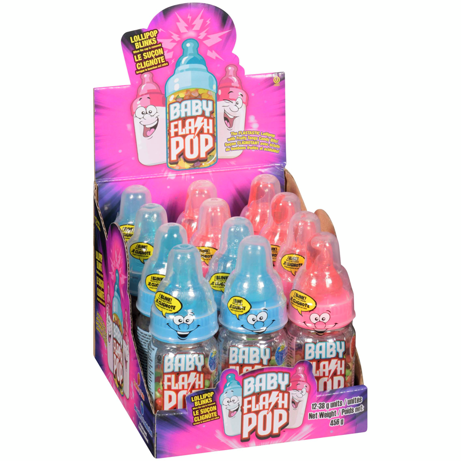 Exclusive Brands - Baby Flash Pop - Case - 12 x 38 g - Canadian Distribution