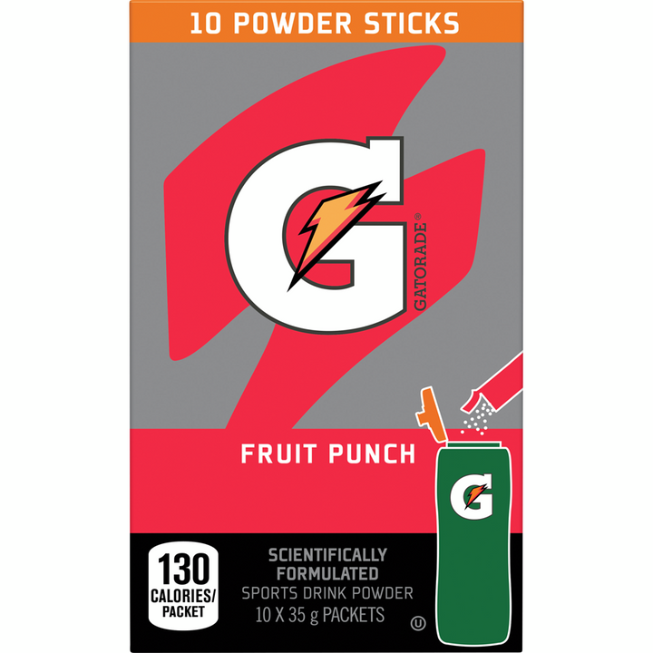 Gatorade - Powder Fruit Punch - 35 g - Canadian Distribution