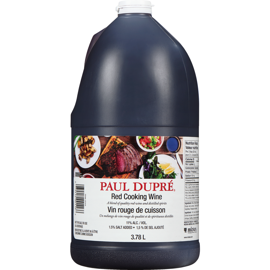 Paul Dupre - Red Cooking Wine - 3.78 L - Canadian Distribution