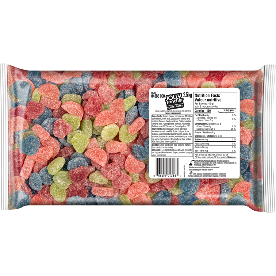 Jolly Rancher - Candy Fruity Sours - 2.5 kg - Canadian Distribution