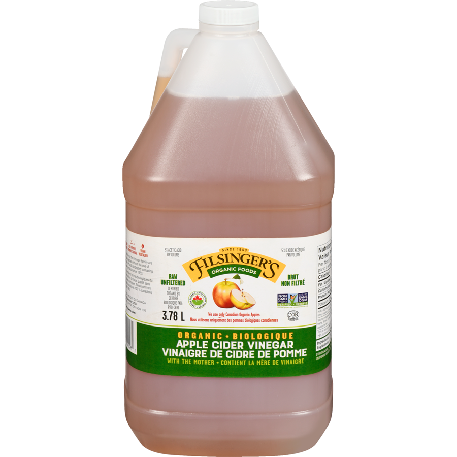 Filsingers - Apple Cider Vinegar Organic - 3.78 L - Canadian Distribution