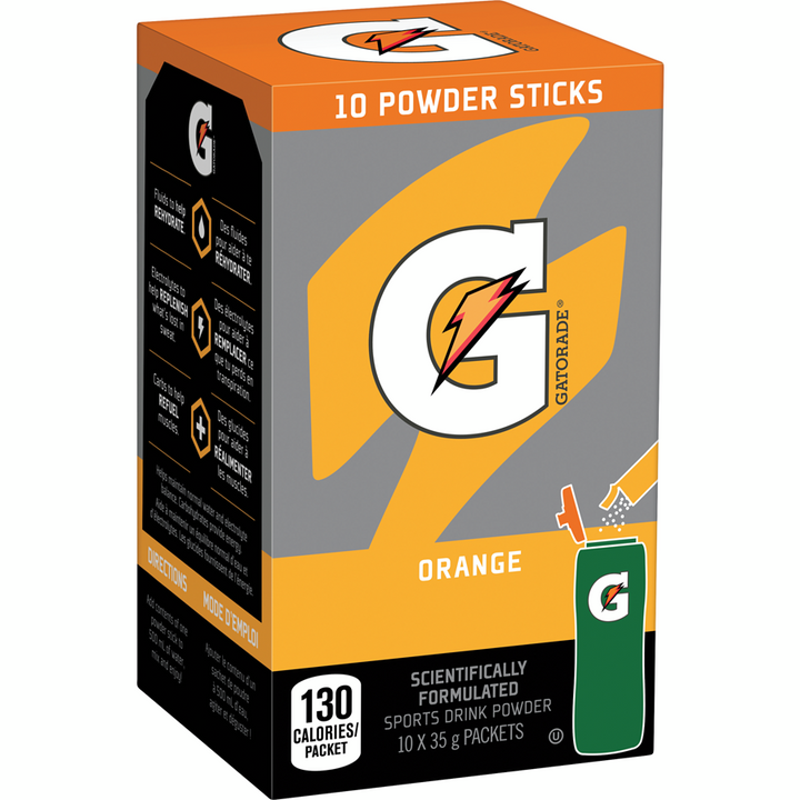 Gatorade - Powder Orange - 35 g - Canadian Distribution