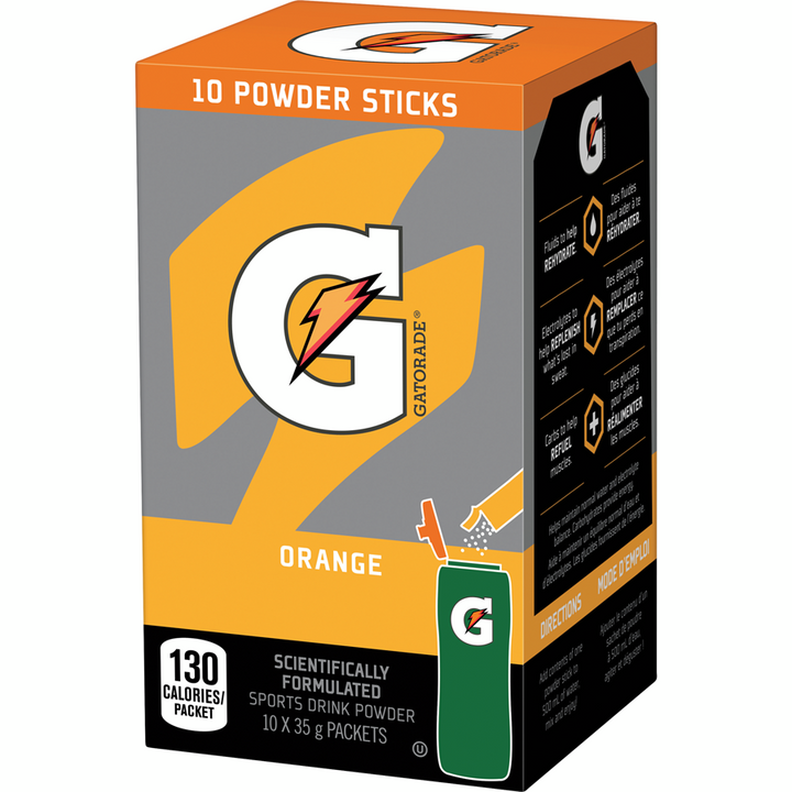 Gatorade - Powder Orange - 35 g - Canadian Distribution