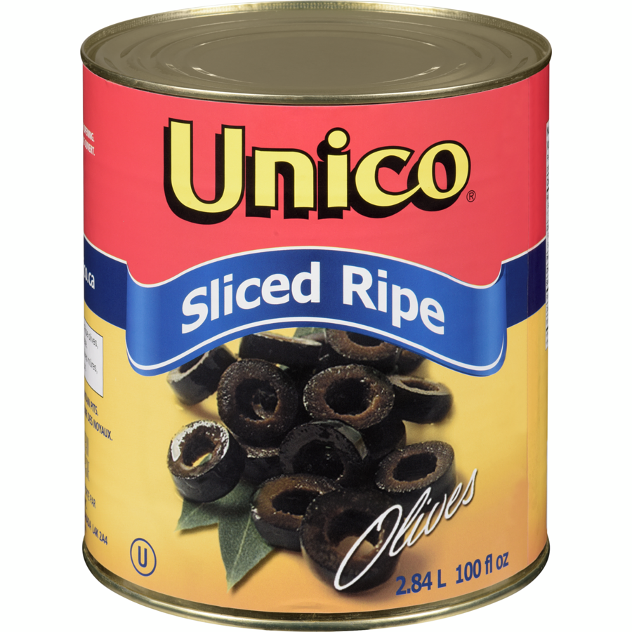 Unico - Olives Sliced Ripe - 2.84 L - Canadian Distribution