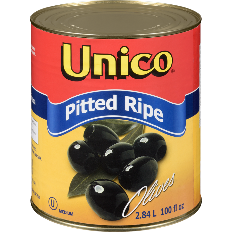 Unico - Olives Pitted Ripe Medium - 2.85 L - Canadian Distribution