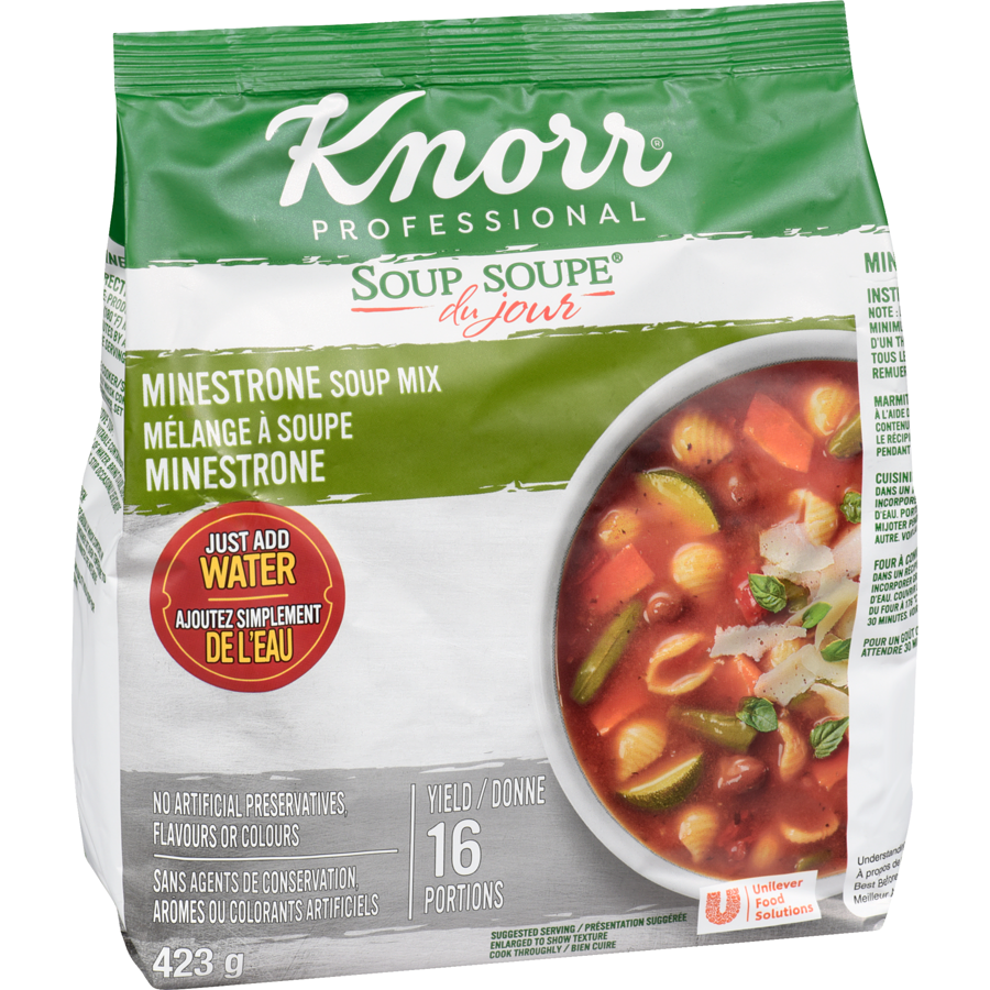 Knorr - Professional Soup Du Jour Minestrone Soup Mix - 423 g - Canadian Distribution