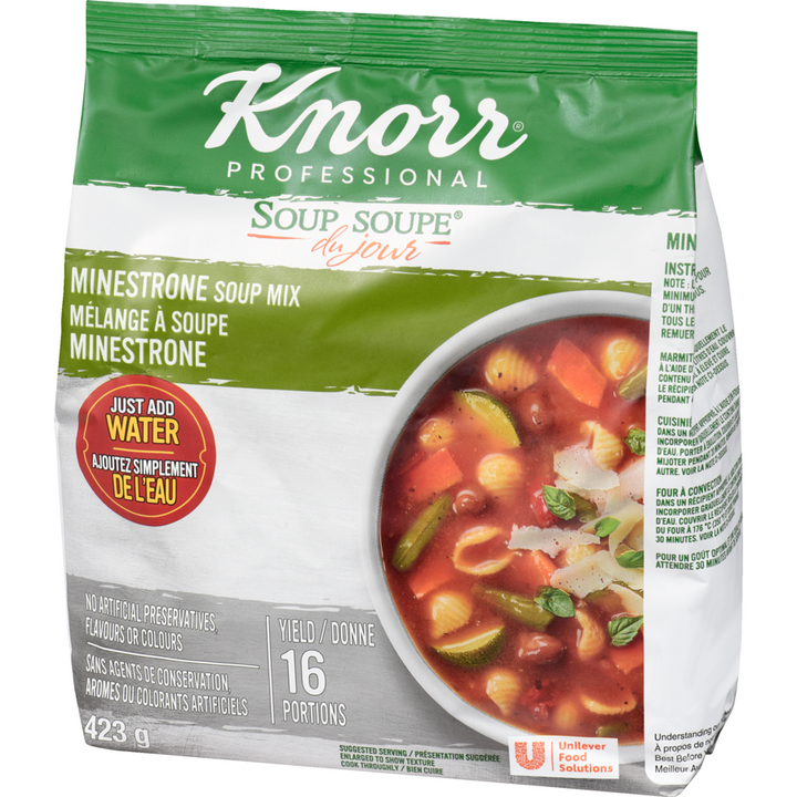 Knorr - Professional Soup Du Jour Minestrone Soup Mix - 423 g - Canadian Distribution