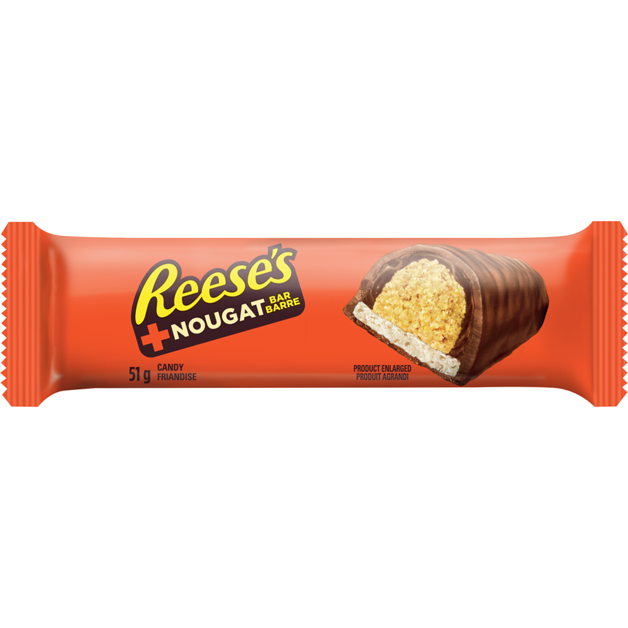 Reese's - Candy Nougat Bar 18-Pack - Case - 18 x 51 g - Canadian Distribution