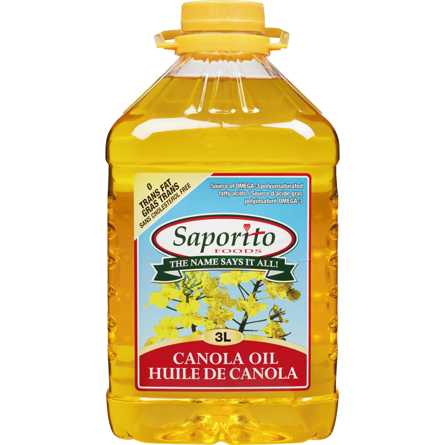 Saporito - Canola Oil - 3 L - Canadian Distribution