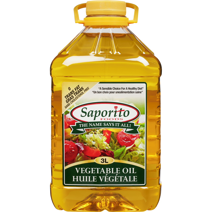 Saporito - Vegetable Oil - 3 L - Canadian Distribution