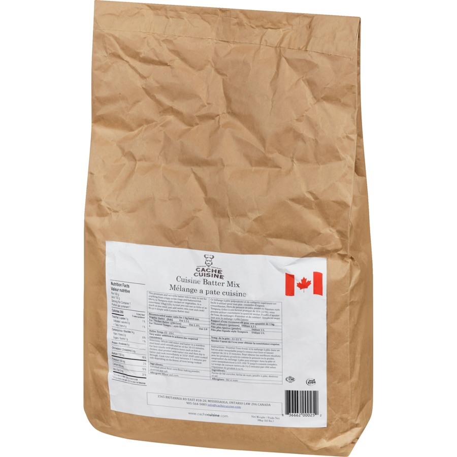 Cache Cuisine - Cuisine Batter Mix - 10 kg - Canadian Distribution