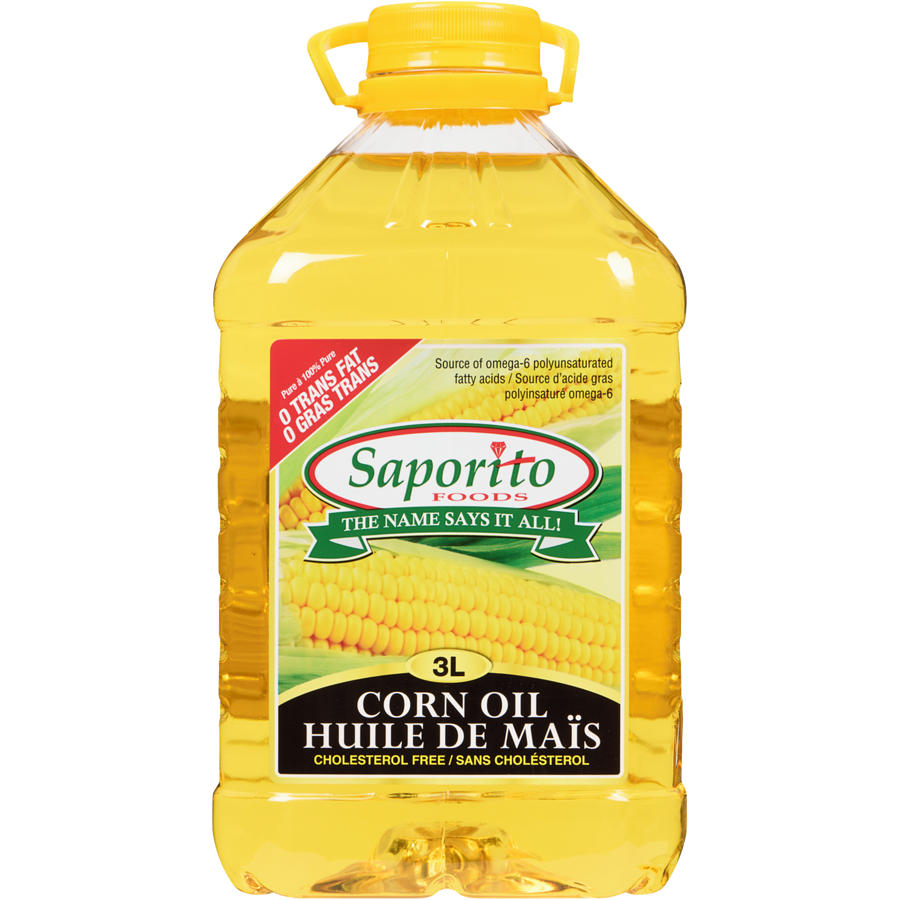 Saporito - Corn Oil - 3 L - Canadian Distribution