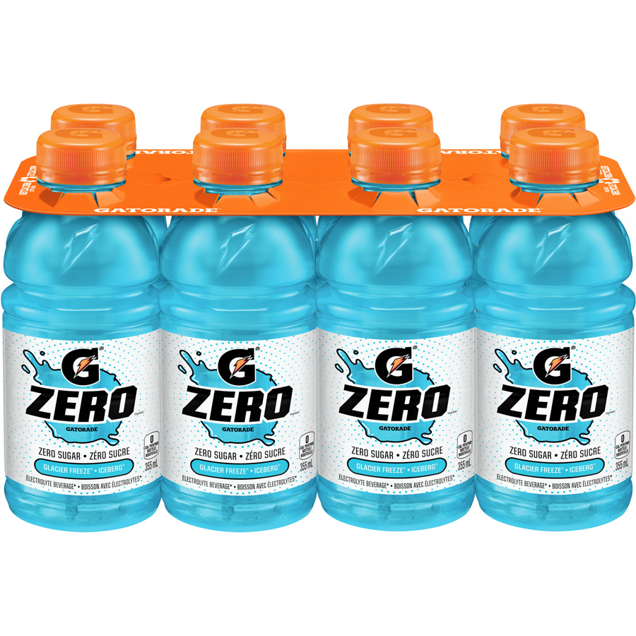 Gatorade - Zero Glacier Freeze - Case - 8 x 355 ml - Canadian Distribution