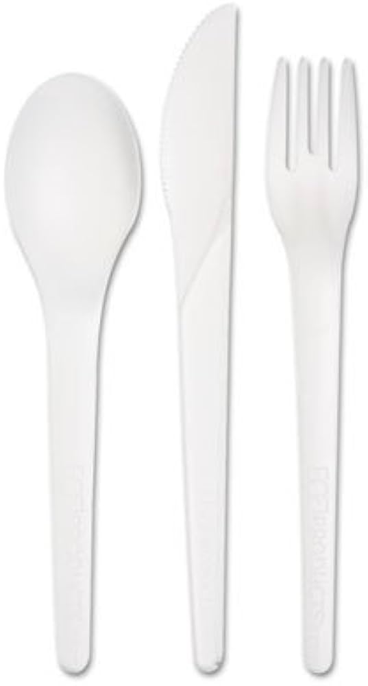 Cutlery Kitchen 6 Plantware 3 pcs. - 1 x 250 count - Eco Products - Packaging and Accessories - Restaurant Supplies and Equipment - Canadian Distribution